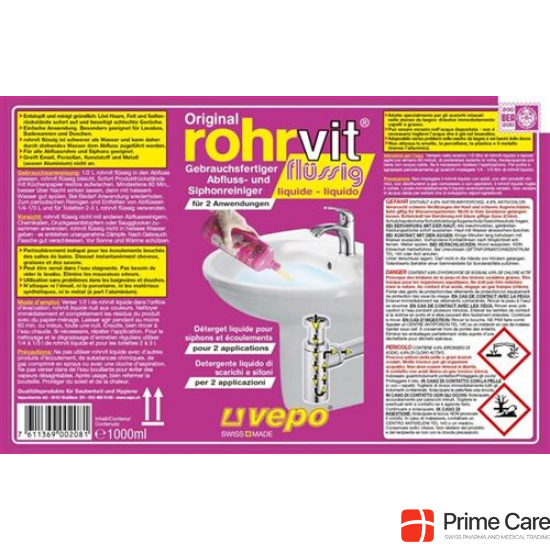 Rohrvit Ablaufreiniger Liquid 10L buy online