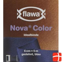 Flawa Nova Color ideal bandage 6cmx5m blue