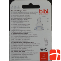 Bibi Sauger Dental Silikon für Tee Duo 2 Stück