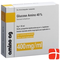 Glucosum Amino Injektionslösung 40% 10 Ampullen 20ml