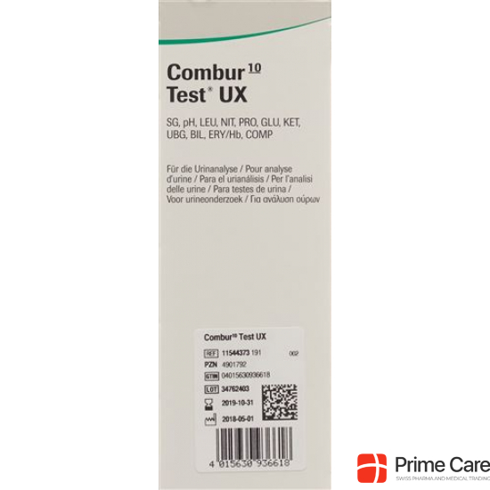 Combur 10 Test Ux Streifen 100 Stück buy online