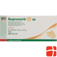 Suprasorb H Dünn Hydrokolloid Verband 5x10cm 10 Stück