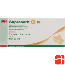 Suprasorb H Dünn Hydrokolloid Verband 5x10cm 10 Stück