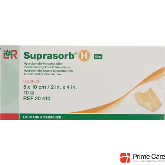 Suprasorb H Dünn Hydrokolloid Verband 5x10cm 10 Stück buy online