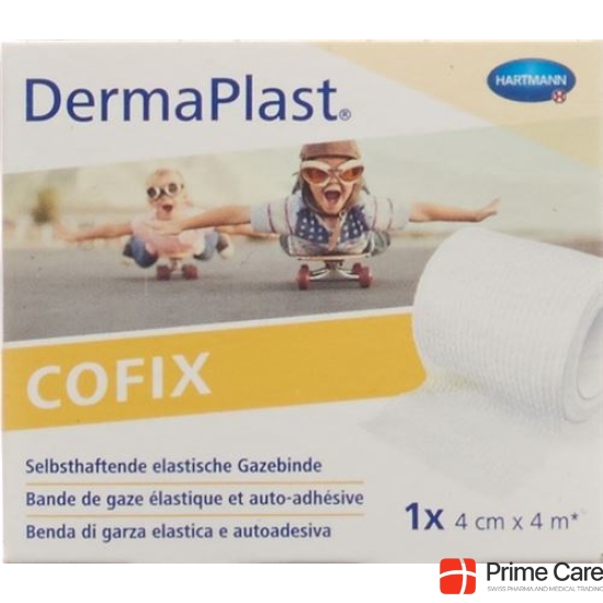 Dermaplast Cofix gauze bandage 4cmx4m white buy online