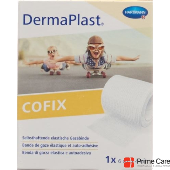 Dermaplast Cofix Gauze Bandage 6cmx4m White buy online