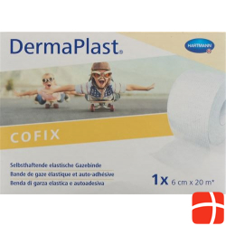Dermaplast Cofix Gauze Bandage 6cmx20m White