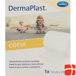 Dermaplast Cofix Gauze Bandage 10cmx20m White