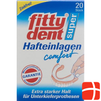 Fittydent Super Hafteinlagen Comfort 20 Stück