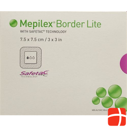 Mepilex Border Lite Silikonschaumv 7.5x7.5cm 5 Stück