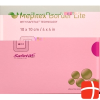 Mepilex Border Lite Silikonschaumv 10x10cm 5 Stück