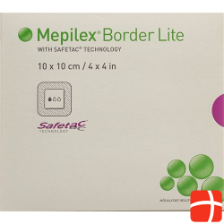Mepilex Border Lite Silikonschaumv 10x10cm 5 Stück