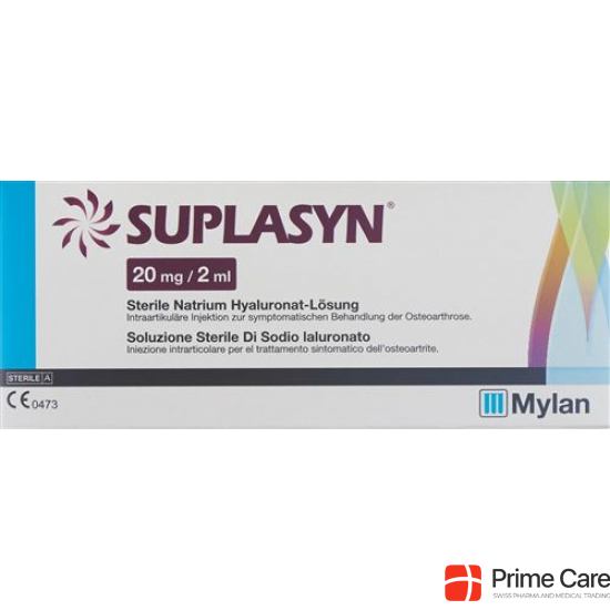 Suplasyn Injektionslösung 20mg/2ml 3 Fertigspritzen 2ml buy online