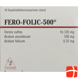Fero Folic 500 Depottabl 500mg 30 Stück