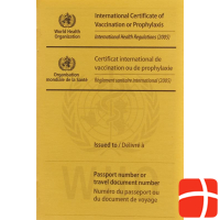 WHO vaccination card International Yellow