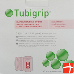 Tubigrip Elastischer Stützschlauchverband Grösse D Hautfarbig Rolle 10mx7.50cm