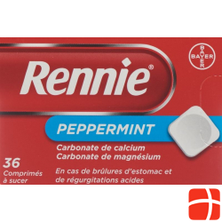 Rennie Peppermint 36 Lutschtabletten