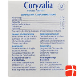 Coryzalia Boiron Dragees 40 Stück