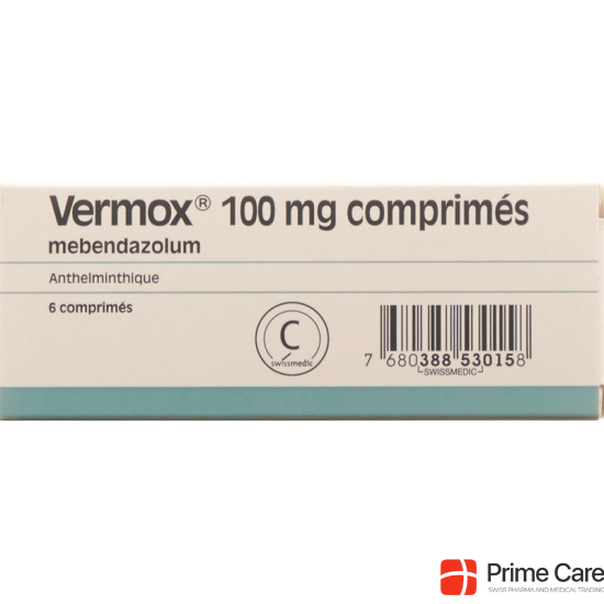 Vermox 100mg 6 Tabletten buy online