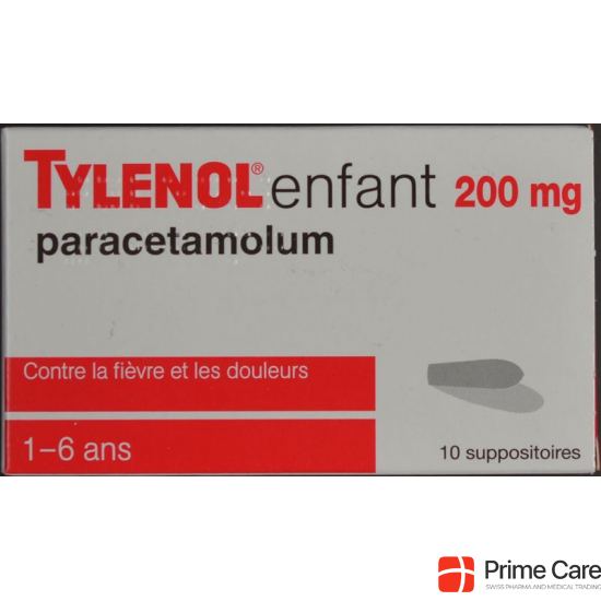 Tylenol 200mg 10 Zäpfchen buy online