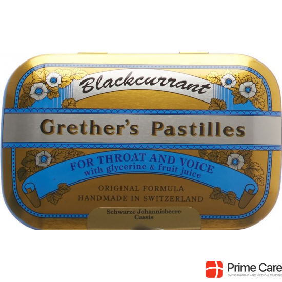 Grether’s Pastilles Blackcurrant Dose 110g buy online