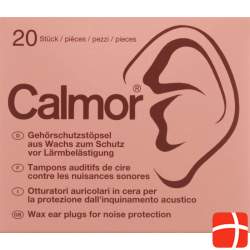 Calmor Ohrenschutzkugeln Wachs 20 Stück