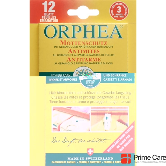 Orphea Mottenschutzblätter 12 Stück buy online