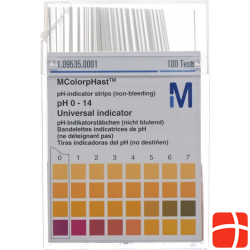 Merck Universal Indikat Staebchen Ph 0-14 100 Stück