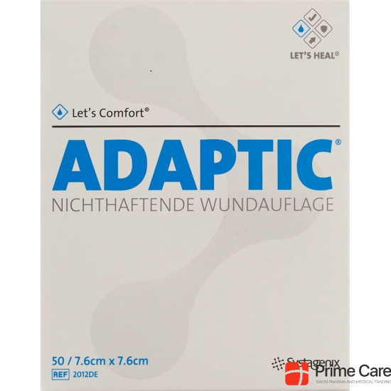 Let’s Comfort Adaptic Wundverband 7.6x7.6cm 50 Beutel buy online