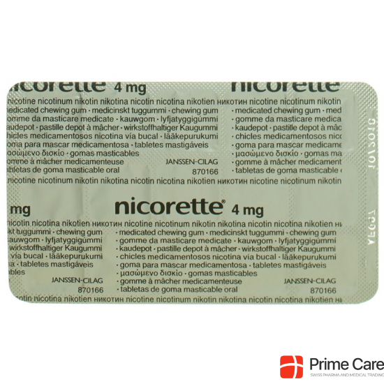 Nicorette Original 4mg 30 Kaugummi buy online