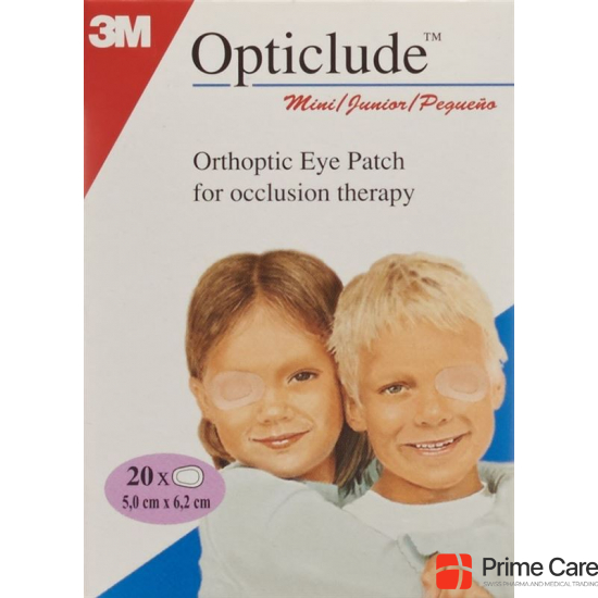 3M Opticlude Mini Augenpflaster 6x5cm 20 Stück buy online