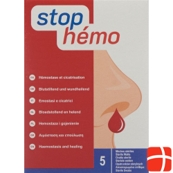 Stop Hemo Watte Steril Beutel 5 Stück