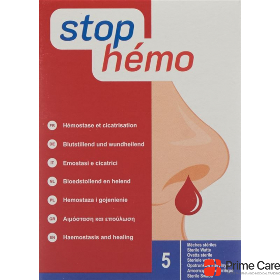 Stop Hemo Watte Steril Beutel 5 Stück buy online