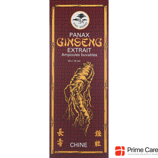 Panax Ginseng Lösung Trinkampullen 10 Stück buy online