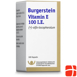 Burgerstein Vitamin E capsules 100 IE Ds 100 pieces