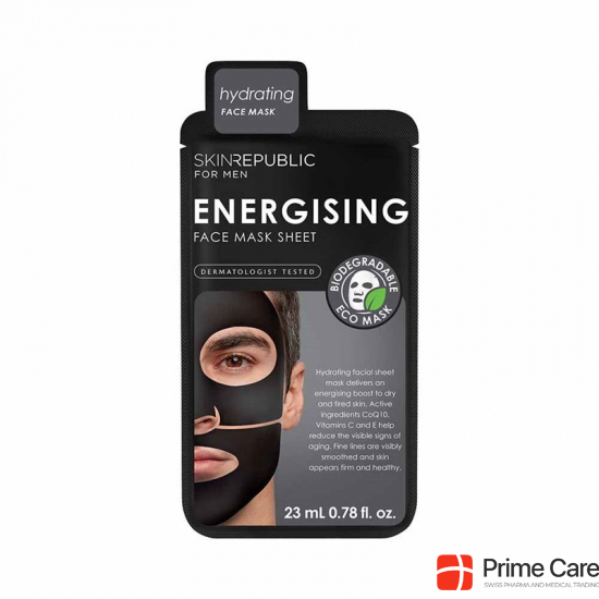 Skin Republic Men's Energising Face Mask Sheet buy online