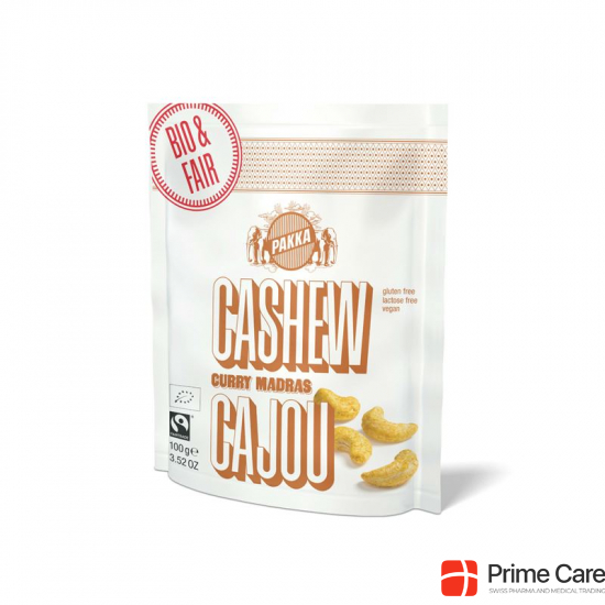 Pakka Cashew mit Curry Madras Beutel 100g buy online