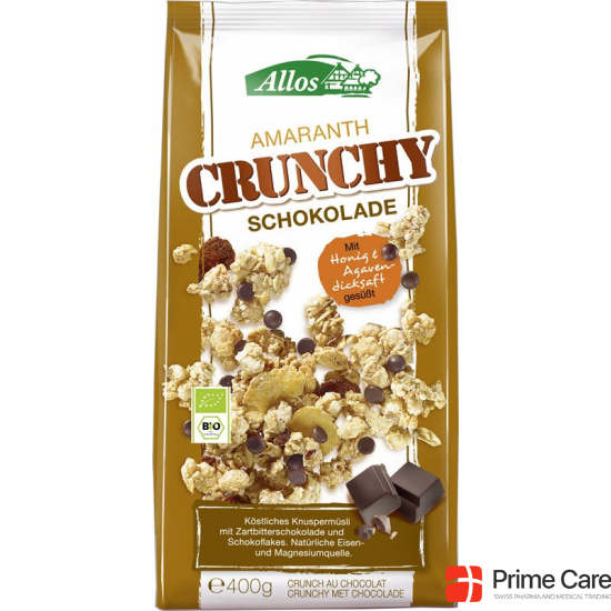 Allos Amaranth Crunchy Schokolade Beutel 400g buy online