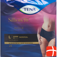 Tena Silhouette Normal L Schwarz 9 Stück