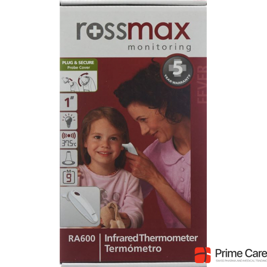 Rossmax ear thermometer infrared Ra600 buy online