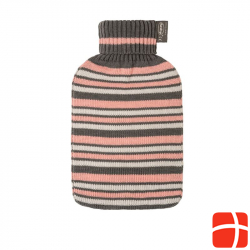 Fashy hot water bottle 2L Knitwear Stre Gr/wei/ro