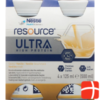 Resource Ultra XS Vanille 4 Flasche 125ml