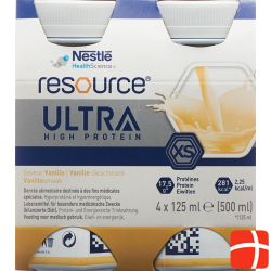 Resource Ultra XS Vanille 4 Flasche 125ml