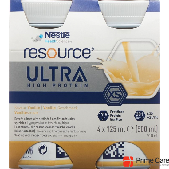 Resource Ultra XS Vanille 4 Flasche 125ml buy online