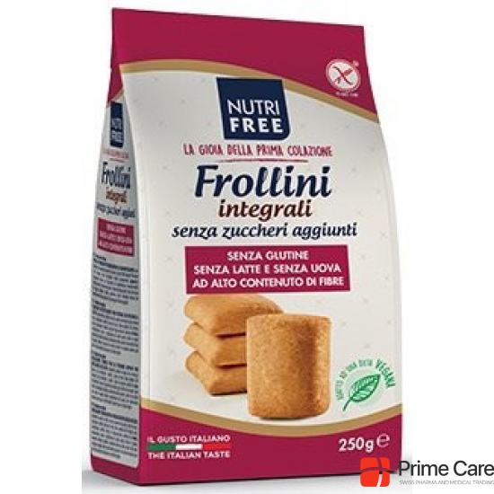 Nutrifree Vollkorn Biscuits ohne Zucker Glutenf 250g buy online