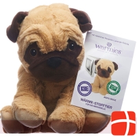 Warmies warmth soft toy pug beige