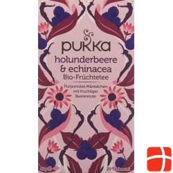 Pukka Holunderbeere & Echinacea Tee Bio Beutel 20 Stück