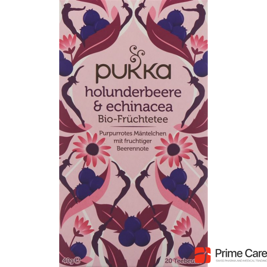 Pukka Holunderbeere & Echinacea Tee Bio Beutel 20 Stück buy online