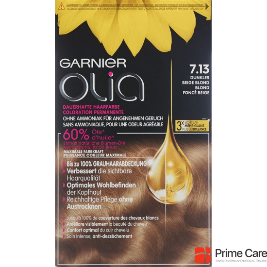 Olia Permanent Color for Blonde Hair 7.13 buy online