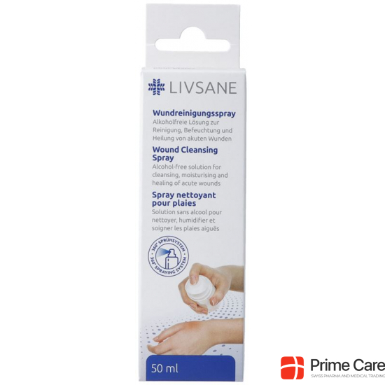 Livsane Wundreinigungsspray 50ml buy online